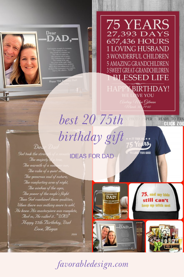 Best 20 75th Birthday Gift Ideas for Dad Home, Family, Style and Art Ideas